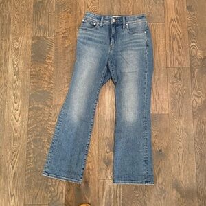 Madewell Curvy Kick Out jeans